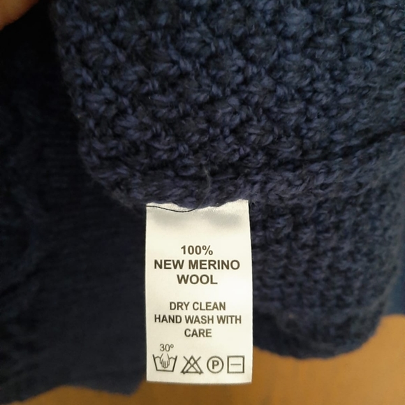 Brand New 100% Wool Men's Sweater - Picture 3 of 3